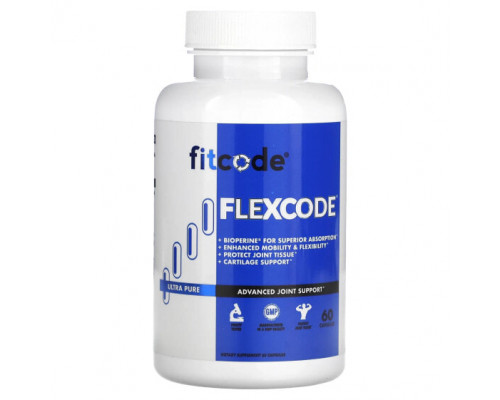 Для мышц и суставов FITCODE, FlexCode`` 60 капсул Для мышц и суставов FITCODE, FlexCode`` 60 капсул