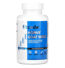 Мужское здоровье FITCODE, Horny Goat Weed, 500 мг, 60 растительных капсул