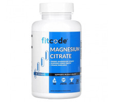 Магний FITCODE, Цитрат магния, 400 мг, 60 растительных капсул