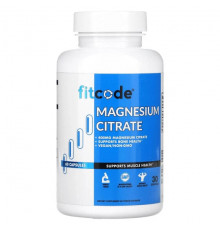 Магний FITCODE, Цитрат магния, 400 мг, 60 растительных капсул