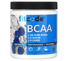 Аминокислоты FITCODE, BCAA, голубая малина, 240 г (8,5 унции)