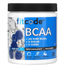 Аминокислоты FITCODE, BCAA, голубая малина, 240 г (8,5 унции)