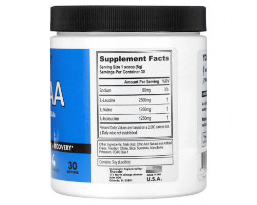 Аминокислоты FITCODE, BCAA, голубая малина, 240 г (8,5 унции) Аминокислоты FITCODE, BCAA, голубая малина, 240 г (8,5 унции)