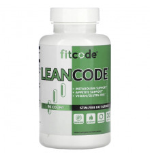 Для похудения и контроля веса FITCODE, LeanCode`` 90 растительных капсул