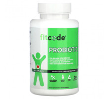 Пребиотики и пробиотики FITCODE, Пробиотик, 30 растительных капсул