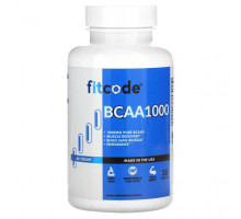 Аминокислоты FITCODE, BCAA 1000, 500 мг, 60 шт.