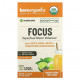 Сохранение молодости и долголетие BareOrganics, Focus, Superfood Water Enhancer, органический вишневый лайм, 5 пакетиков в стиках по 6 г (0,21 унции)