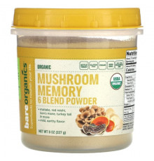 Грибы Organic Mushroom Memory 6 Blend Powder, 8 oz (227 g)