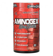 Аминокислоты VMI Sports, Aminogex, EAA / BCAA, конфеты из красных фруктов, 516 г (18,2 унции)