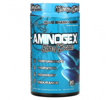 Аминокислоты VMI Sports, Aminogex, EAA / BCAA, жевательные таблетки с синей акулой, 537 г (18,94 унции)