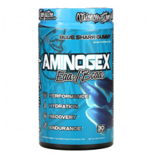 Аминокислоты VMI Sports, Aminogex, EAA / BCAA, жевательные таблетки с синей акулой, 537 г (18,94 унции)