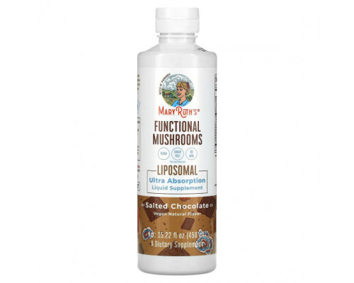 Грибы Functional Mushrooms Liposomal, Salted Chocolate, 15.22 fl oz (450 ml) Грибы Functional Mushrooms Liposomal, Salted Chocolate, 15.22 fl oz (450 ml)