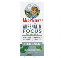 Для нервной системы MaryRuth Organics, Herbals, надпочечники и концентрат для взрослых, 30 мл (1 жидк. Унция)