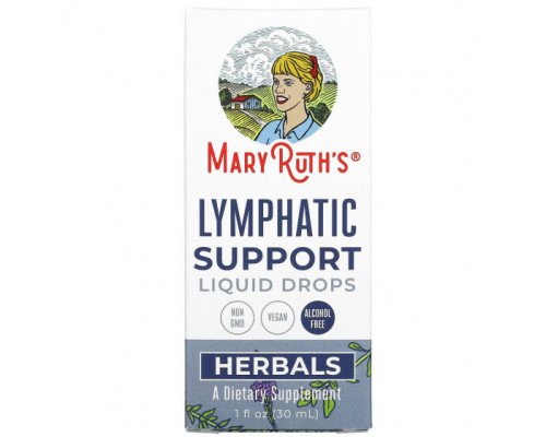Растительные экстракты и настойки MaryRuth Organics, Herbals, жидкие капли для поддержки лимфатической системы, без спирта, 30 мл (1 жидк. Унция) Растительные экстракты и настойки MaryRuth Organics, Herbals, жидкие капли для поддержки лимфатической системы, без спирта, 30 мл (1 жидк. Унция)