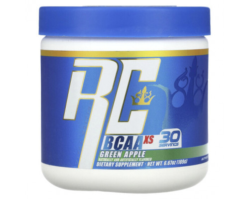 Аминокислоты Ronnie Coleman, Vital Edition, BCAA XS, зеленое яблоко, 189 г (6,67 унции) Аминокислоты Ronnie Coleman, Vital Edition, BCAA XS, зеленое яблоко, 189 г (6,67 унции)