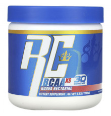 Аминокислоты Ronnie Coleman, Vital Edition, BCAA XS, добавка со вкусом гуавы и нектарина, 189 г (6,67 унции)