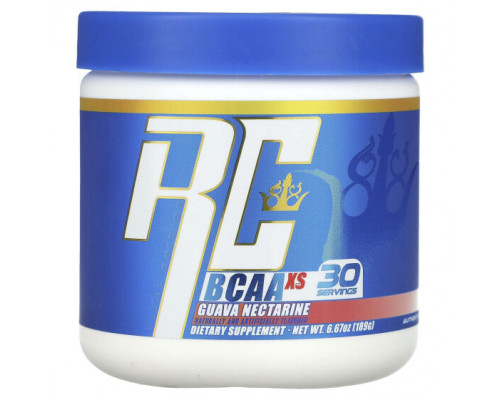 Аминокислоты Ronnie Coleman, Vital Edition, BCAA XS, добавка со вкусом гуавы и нектарина, 189 г (6,67 унции) Аминокислоты Ronnie Coleman, Vital Edition, BCAA XS, добавка со вкусом гуавы и нектарина, 189 г (6,67 унции)