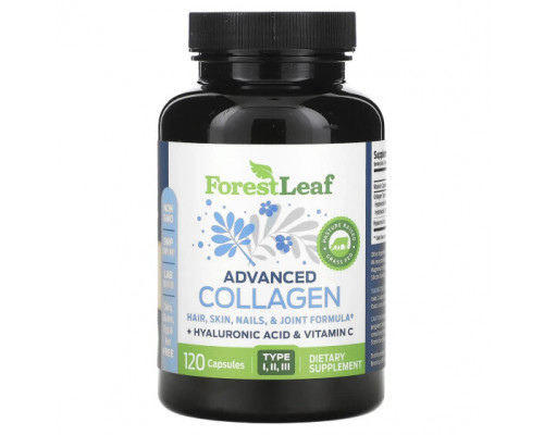 Коллаген Forest Leaf, Advanced Collagen, 120 капсул Коллаген Forest Leaf, Advanced Collagen, 120 капсул