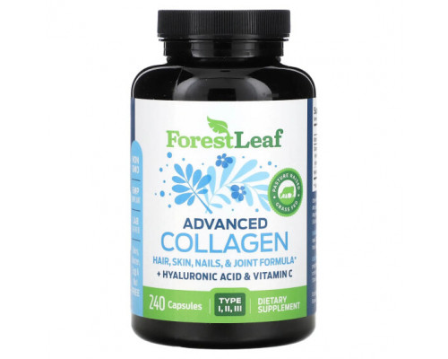 Коллаген Forest Leaf, Advanced Collagen, 240 капсул Коллаген Forest Leaf, Advanced Collagen, 240 капсул