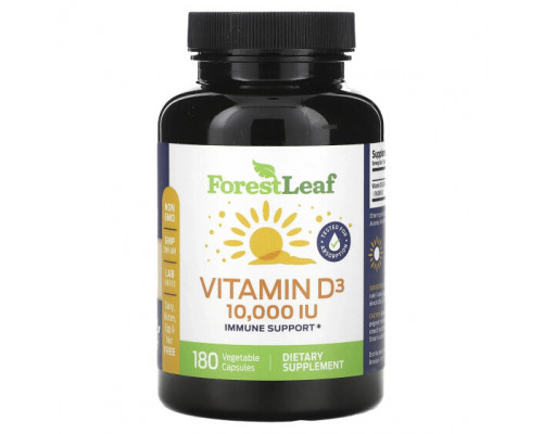 Витамин D Vitamin D3, 250 mcg (10,000 IU), 180 Vegetable Capsules Витамин D Vitamin D3, 250 mcg (10,000 IU), 180 Vegetable Capsules