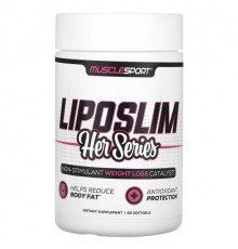 Слабительные, диуретики и средства для очищения организма MuscleSport, Her Series, Liposlim, 60 капсул