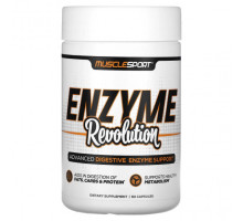 Пищеварительные ферменты MuscleSport, Enzyme Revolution`` 60 капсул