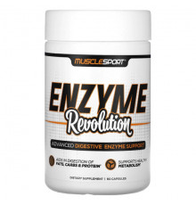 Пищеварительные ферменты MuscleSport, Enzyme Revolution`` 60 капсул