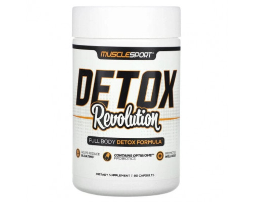 Слабительные, диуретики и средства для очищения организма MuscleSport, Detox Revolution`` 90 капсул Слабительные, диуретики и средства для очищения организма MuscleSport, Detox Revolution`` 90 капсул