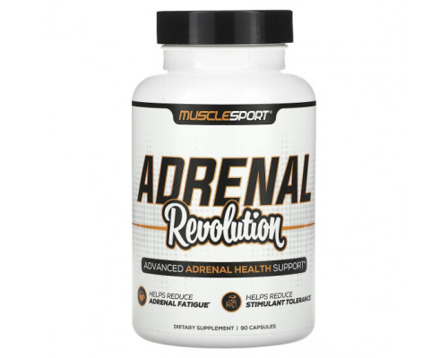 Улучшение памяти и работы мозга MuscleSport, Adrenal Revolution`` 90 капсул Улучшение памяти и работы мозга MuscleSport, Adrenal Revolution`` 90 капсул