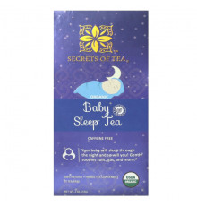 Травяные сборы и чаи Secrets of Tea, органический чай для сна, для детей, без кофеина, 20 чайных пакетиков, 57 г (2 унции)
