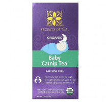 Травяные сборы и чаи Secrets of Tea, органический чай из кошачьей мяты для детей, без кофеина, 20 неотбеленных чайных пакетиков, 28 г (1 унция)
