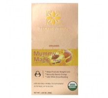 Травяные сборы и чаи Secrets of Tea, органический чай Mummy Magic для снижения веса, со вкусом персика, 20 чайных пакетиков, 30 г (1,05 унции)