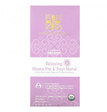 Женское здоровье Secrets of Tea, органический Relaxing Mama, для беременных, до и после родов, без кофеина, 20 чайных пакетиков, 40 г (1,41 унции)