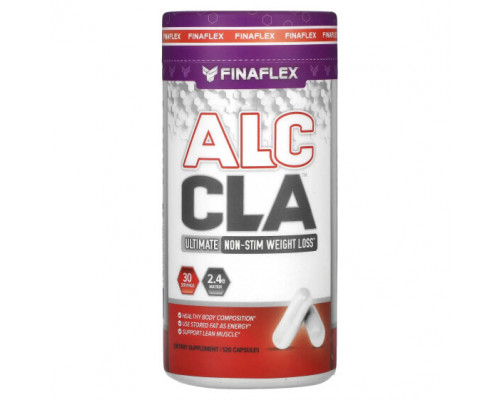 Для похудения и контроля веса Finaflex, ALC, CLA, 120 капсул Для похудения и контроля веса Finaflex, ALC, CLA, 120 капсул