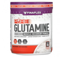 L-карнитин и L-глютамин Finaflex, Pure Glutamine, порошок для максимального восстановления мышц, без добавок, 300 г (10,6 унции)