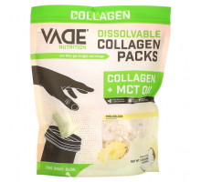 Для мышц и суставов Vade Nutrition, Пакетики с растворимым коллагеном, коллаген + масло среднецепочечных триглицеридов, пина-колада, 468 г (1,03 фунта)