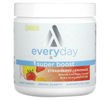 Энергетики TransformHQ, Everyday, Super Boost, со вкусом клубничного лимонада, 137 г (0,3 фунта)
