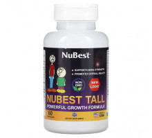 Детское здоровье NuBest, Tall, эффективное средство для роста, 60 капсул