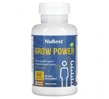 Для мышц и суставов NuBest, Grow Power, корица, 60 капсул