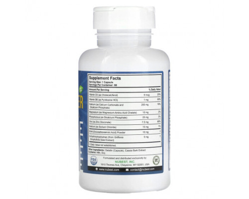 Для мышц и суставов NuBest, Grow Power, корица, 60 капсул Для мышц и суставов NuBest, Grow Power, корица, 60 капсул