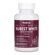Для здоровья печени NuBest, Nubest White, 60 вегетарианских капсул