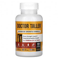 Детское здоровье NuBest, Doctor Taller, улучшенная формула роста, для детей от 8 лет и подростков, 60 веганских капсул
