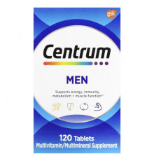 Мужское здоровье Centrum, Мультивитамины для мужчин, 120 таблеток