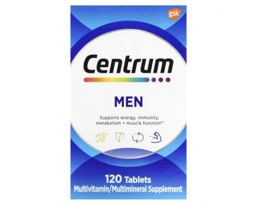 Мужское здоровье Centrum, Мультивитамины для мужчин, 120 таблеток Мужское здоровье Centrum, Мультивитамины для мужчин, 120 таблеток