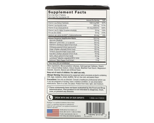 Force Factor, Immunity, 1,000 mg, 90 Tablets Force Factor, Immunity, 1,000 mg, 90 Tablets