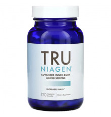 Витамины группы B Tru Niagen, никотинамид рибозид, 150 мг, 120 вегетарианских капсул
