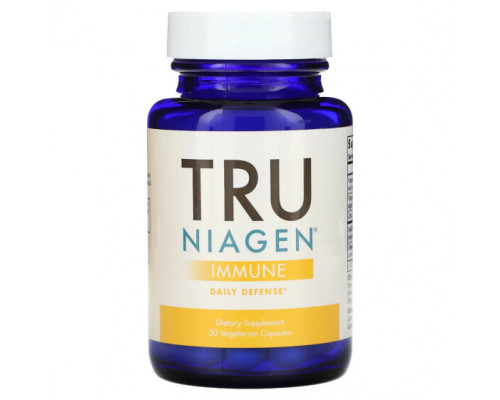 Растительные экстракты и настойки Tru Niagen, Immune, Daily Defense, 30 вегетарианских капсул Растительные экстракты и настойки Tru Niagen, Immune, Daily Defense, 30 вегетарианских капсул