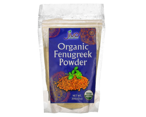Jiva Organics, Organic Fenugreek Powder, 7 oz (200 g) Jiva Organics, Organic Fenugreek Powder, 7 oz (200 g)