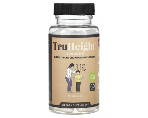 Витаминно-минеральные комплексы Growth, Multivitamin, For Ages 5-24, 60 Capsules Витаминно-минеральные комплексы Growth, Multivitamin, For Ages 5-24, 60 Capsules