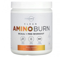 Аминокислоты TypeZero, Clean Amino Burn, со вкусом персика и манго, 375 г (13,2 унции)
